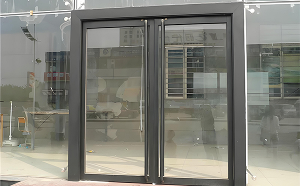 贺兰玻璃地弹门